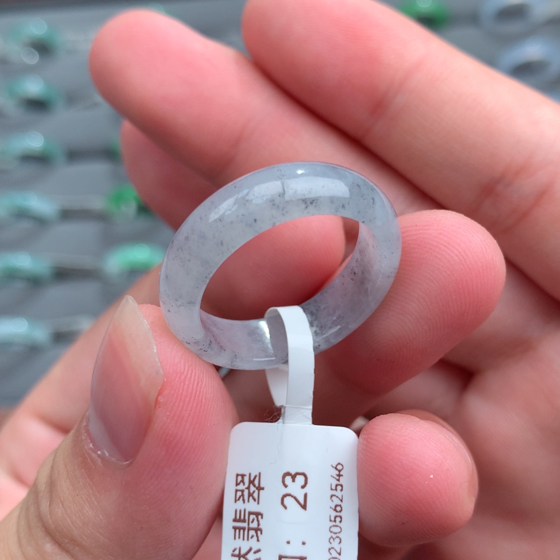 翡翠戒指未镶嵌天然