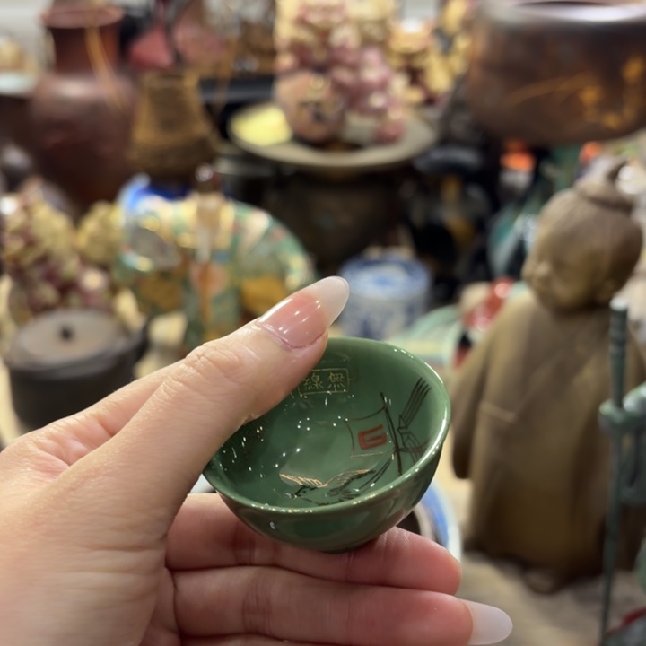 陶瓷古美术置物摆件