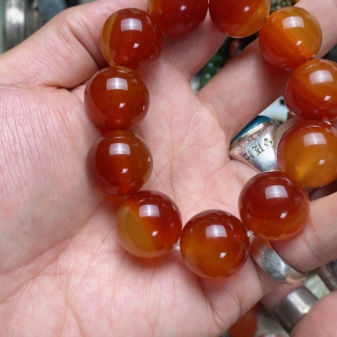 合金手链玛瑙/玉髓