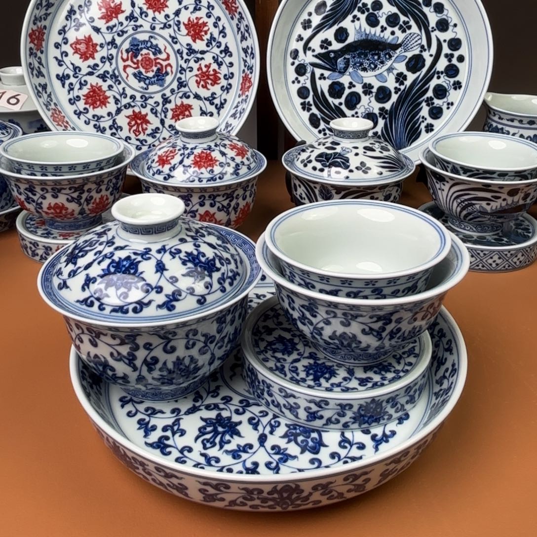 锦***安景德镇陶瓷五件套