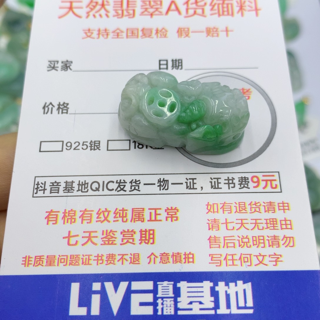 翡翠颈饰未镶嵌翡翠