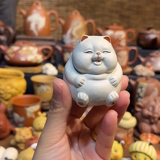 紫砂茶杯紫砂茶宠