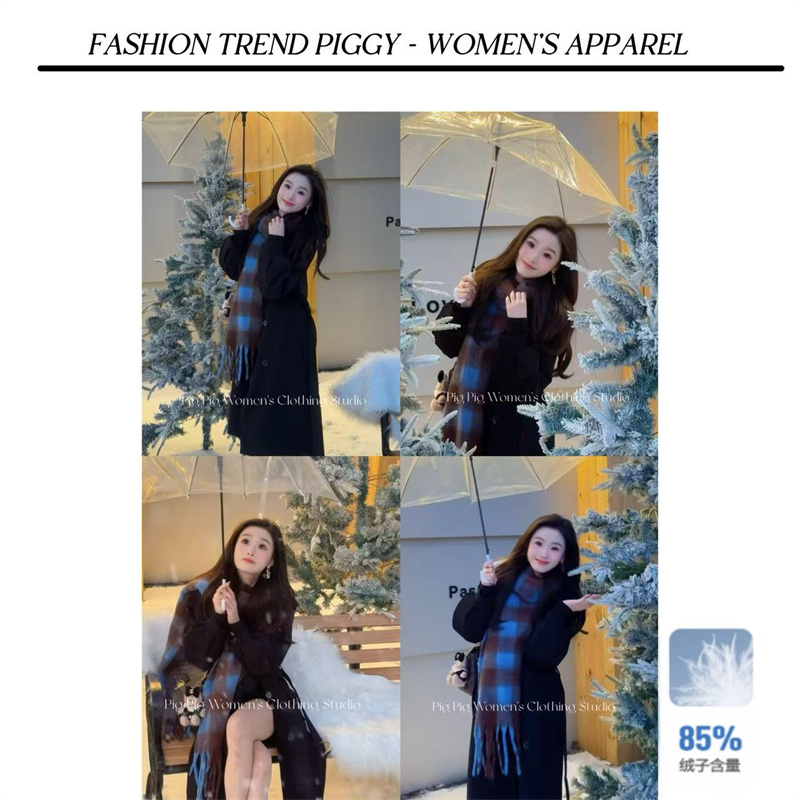 猪猪专属冬季新款风衣外套小个子时尚韩版气质简约羽绒服8888