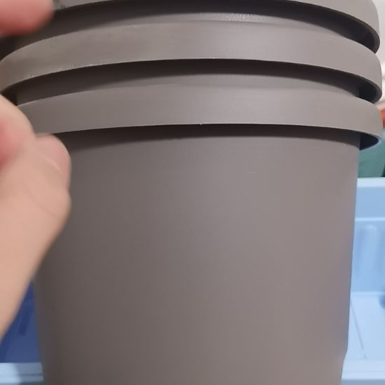 微瑕球根26口径三个盆圆的