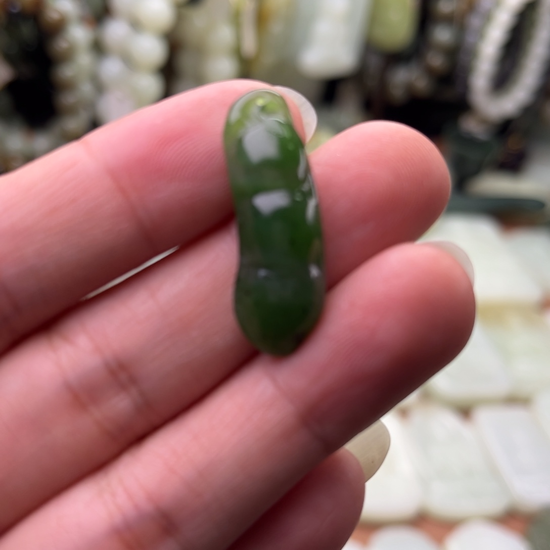 和田玉未镶嵌吊坠(不含链)