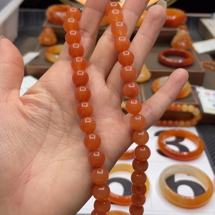 石英质玉（黄龙玉）合金手镯