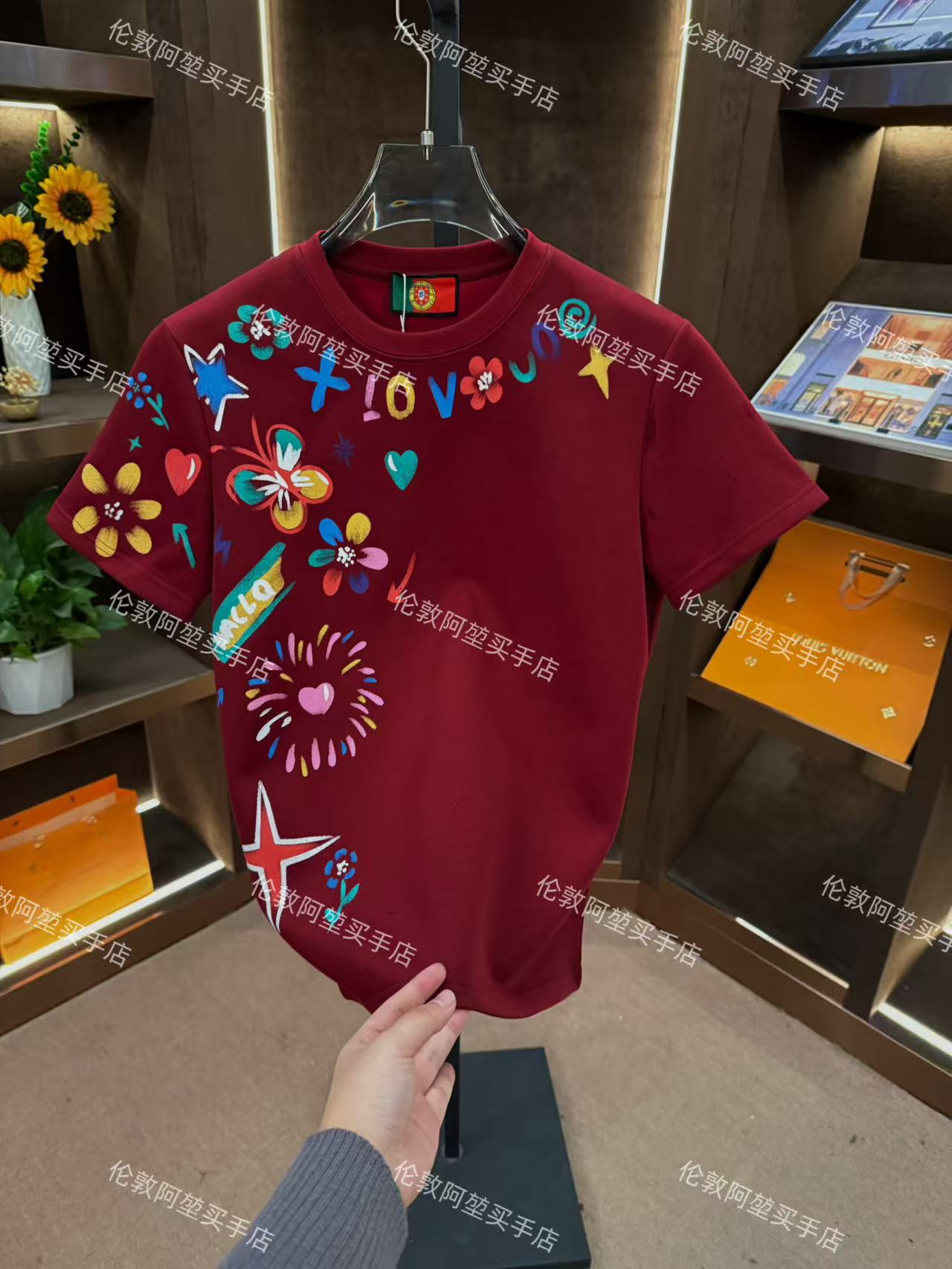男士秋冬新款轻奢休闲百搭修身时尚半袖K960