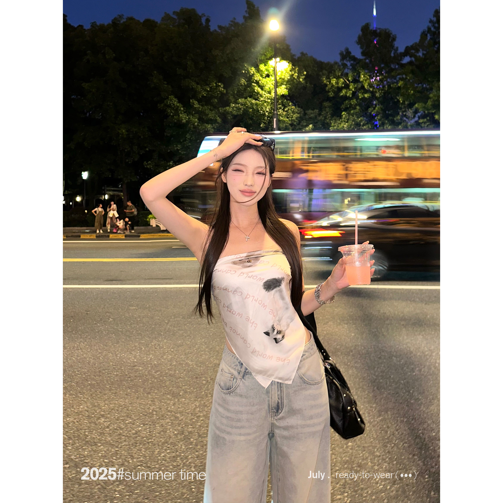 SUNONEONE 小众高级感ins装饰女士夏季百搭领巾70*70方巾D0223S