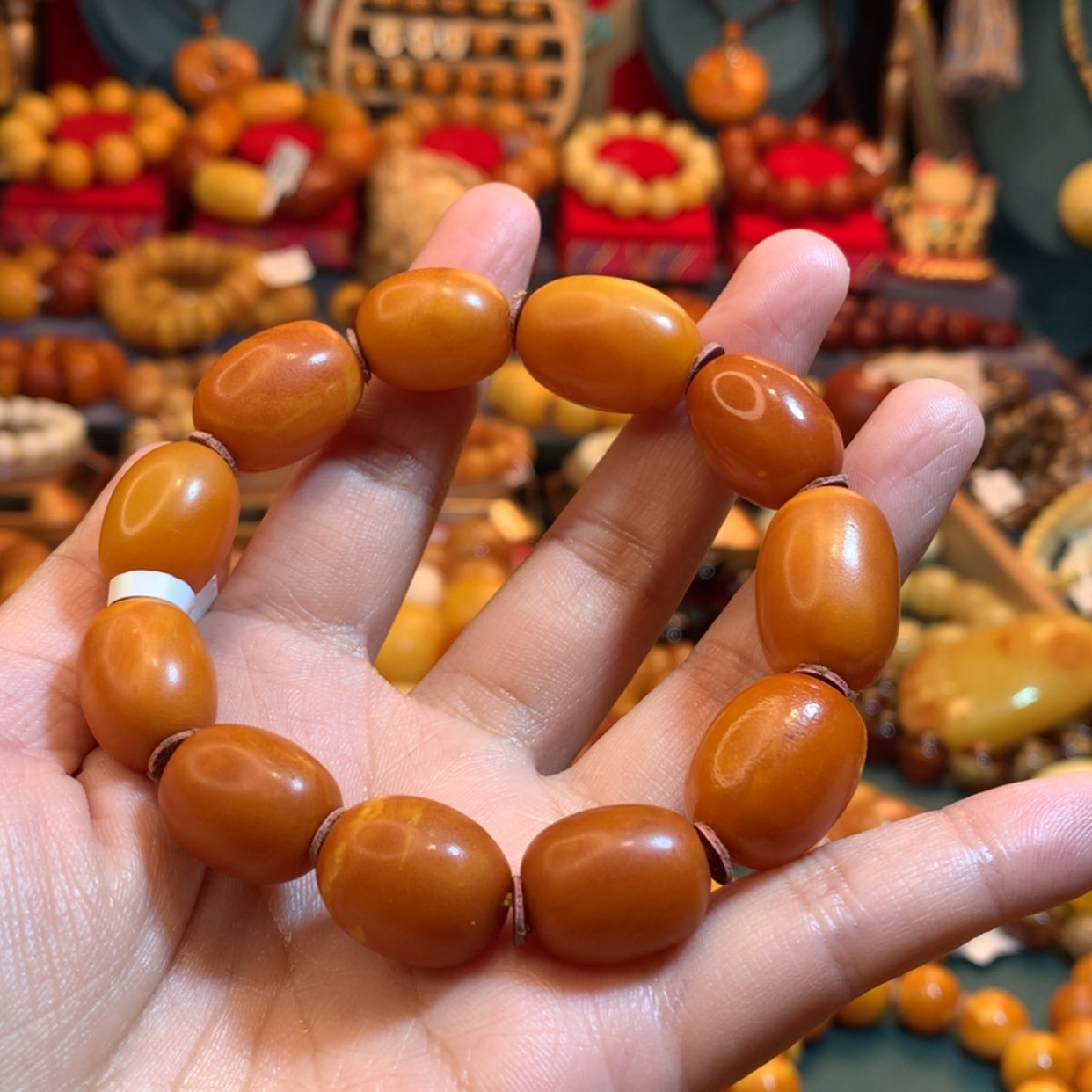 【闪购商品】蜜蜡手串未镶嵌冬*蜜蜡手串