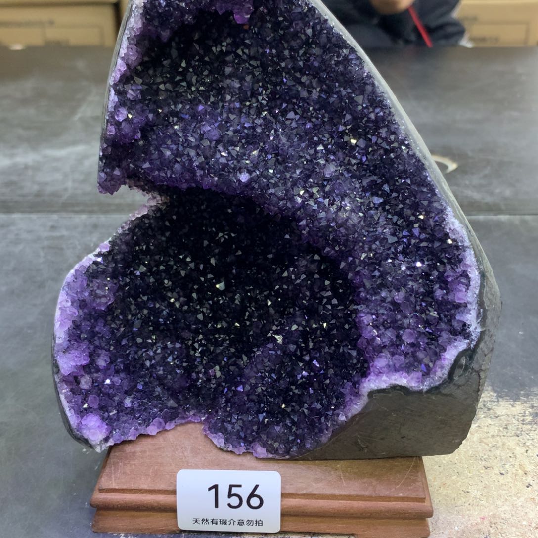 水晶摆件未镶嵌紫晶156