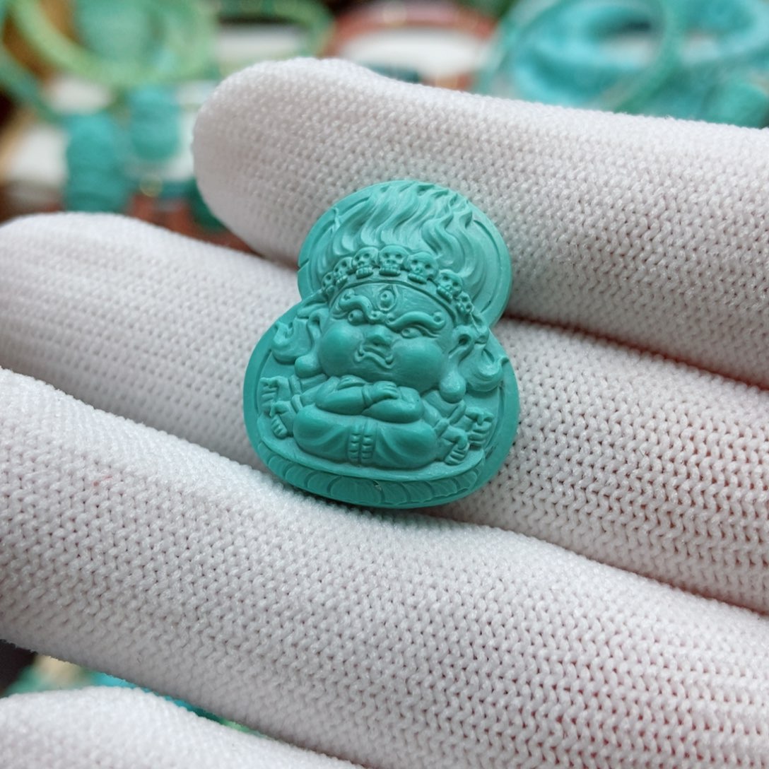 绿松石珠子未镶嵌