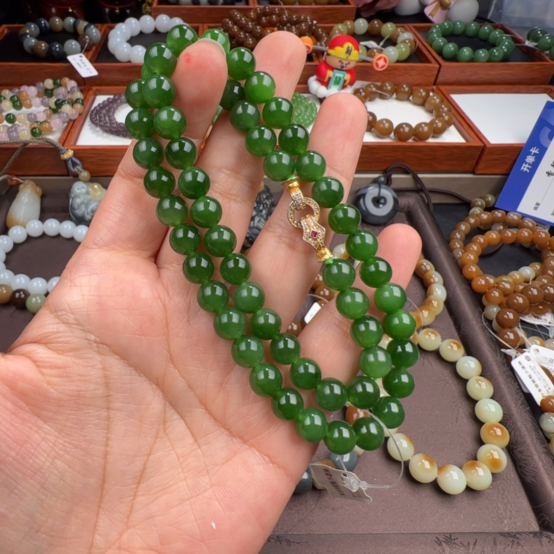 和田玉手链未镶嵌