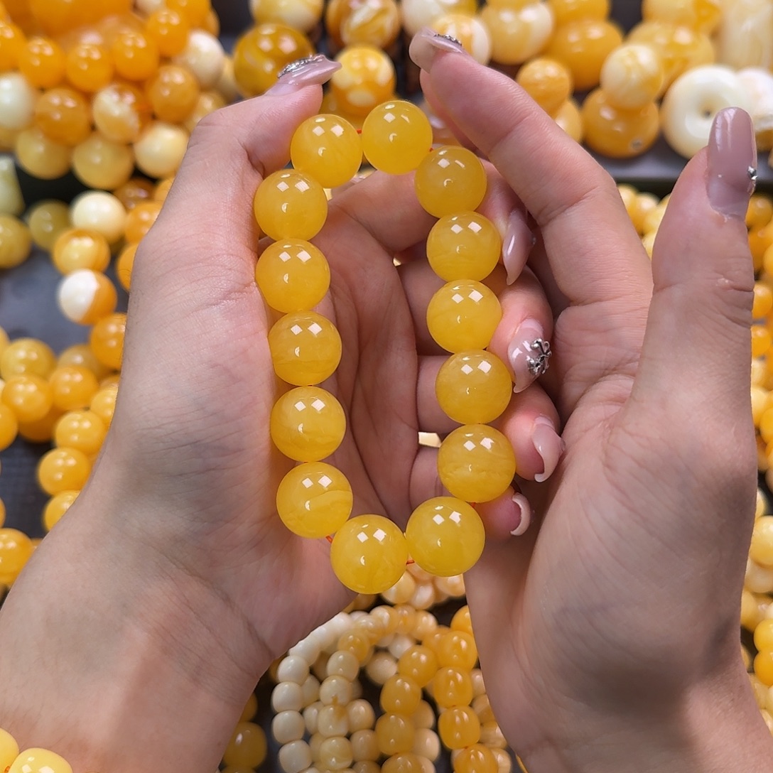 蜜蜡未镶嵌珠宝奇石同料17mm