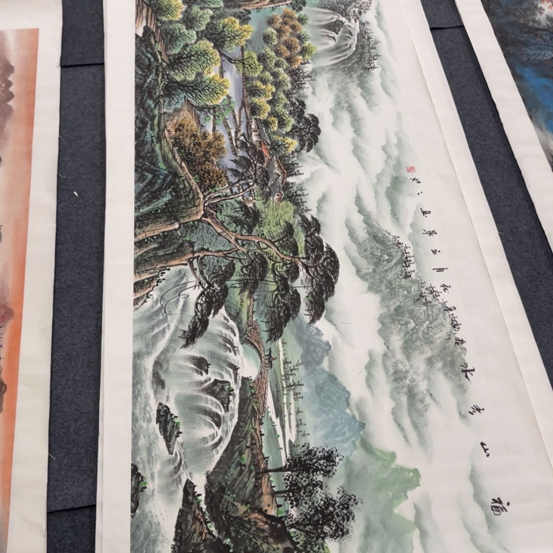 国画处理作品看好再拍哦