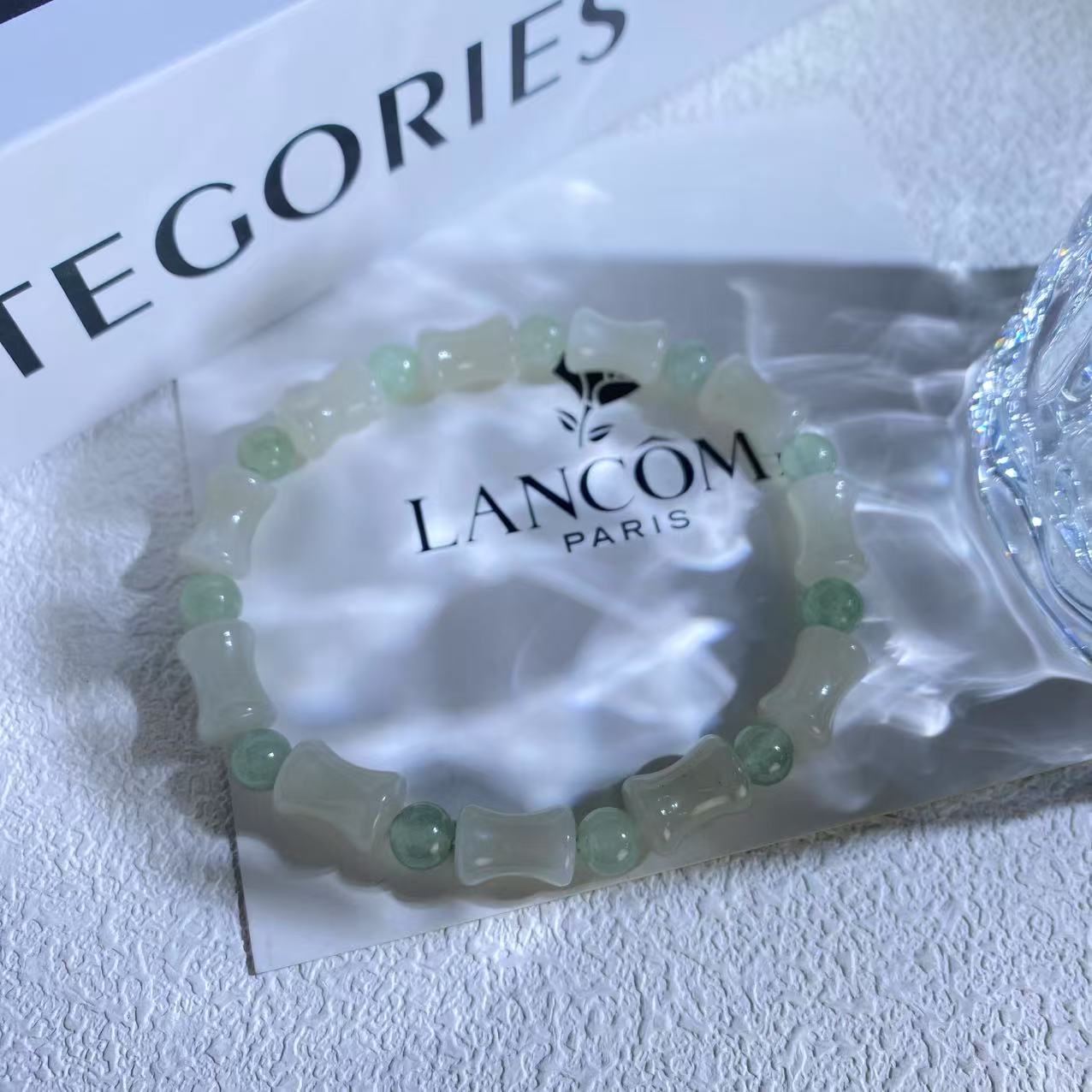 天然东陵玉竹节手链多样性随机发货105