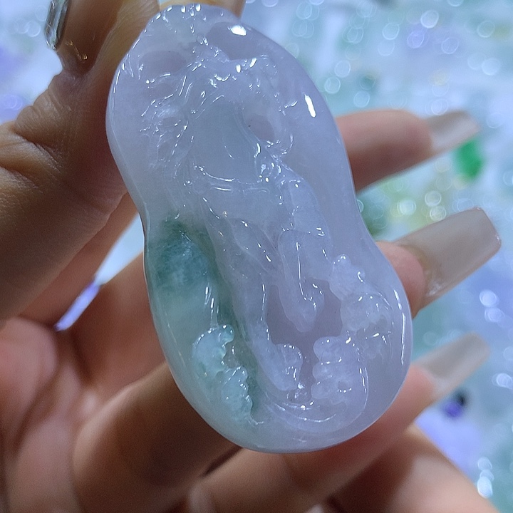 翡翠未镶嵌颈饰天然翡翠A货吊坠
