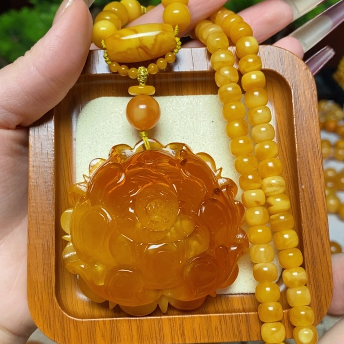 【闪购商品】蜜蜡颈饰未镶嵌项链