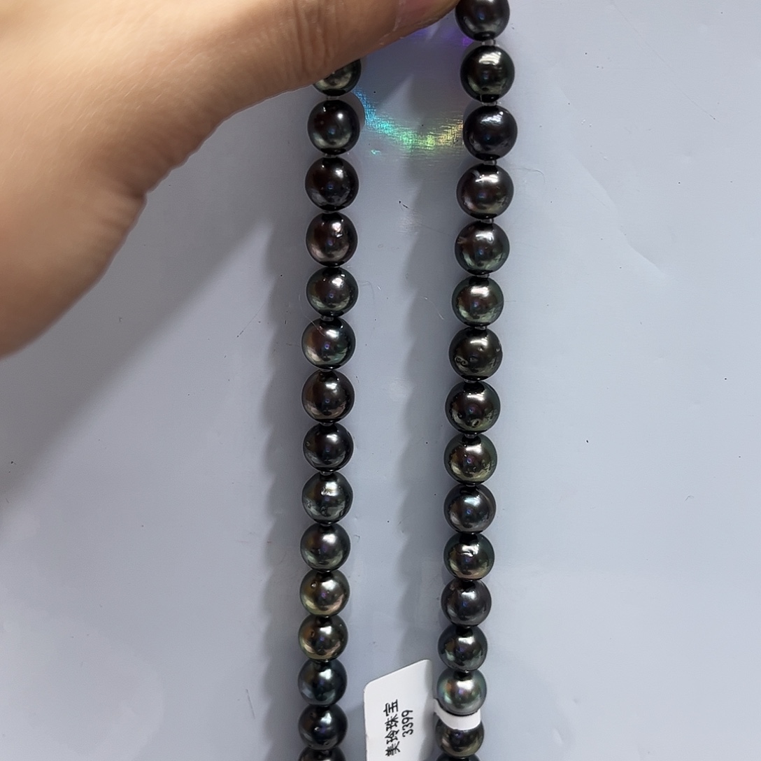 银S925镶嵌颈饰海水珍珠