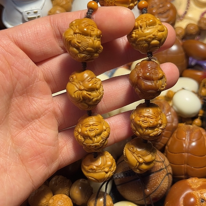 橄榄核手串/手链元甲财神