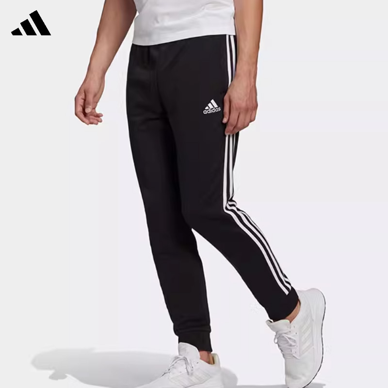 adidas/阿迪达斯松紧带男运动长裤针织运动裤运动裤男士男子束脚