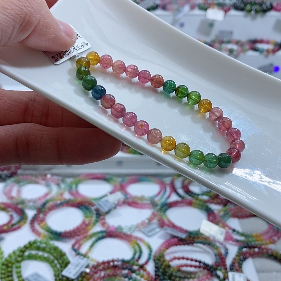 碧玺手链未镶嵌手链