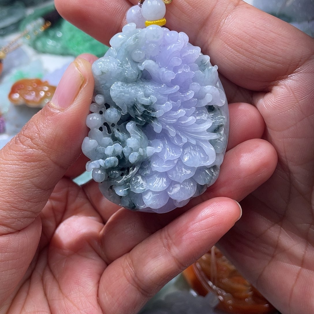 颈饰未镶嵌翡翠翡玉缘翡翠