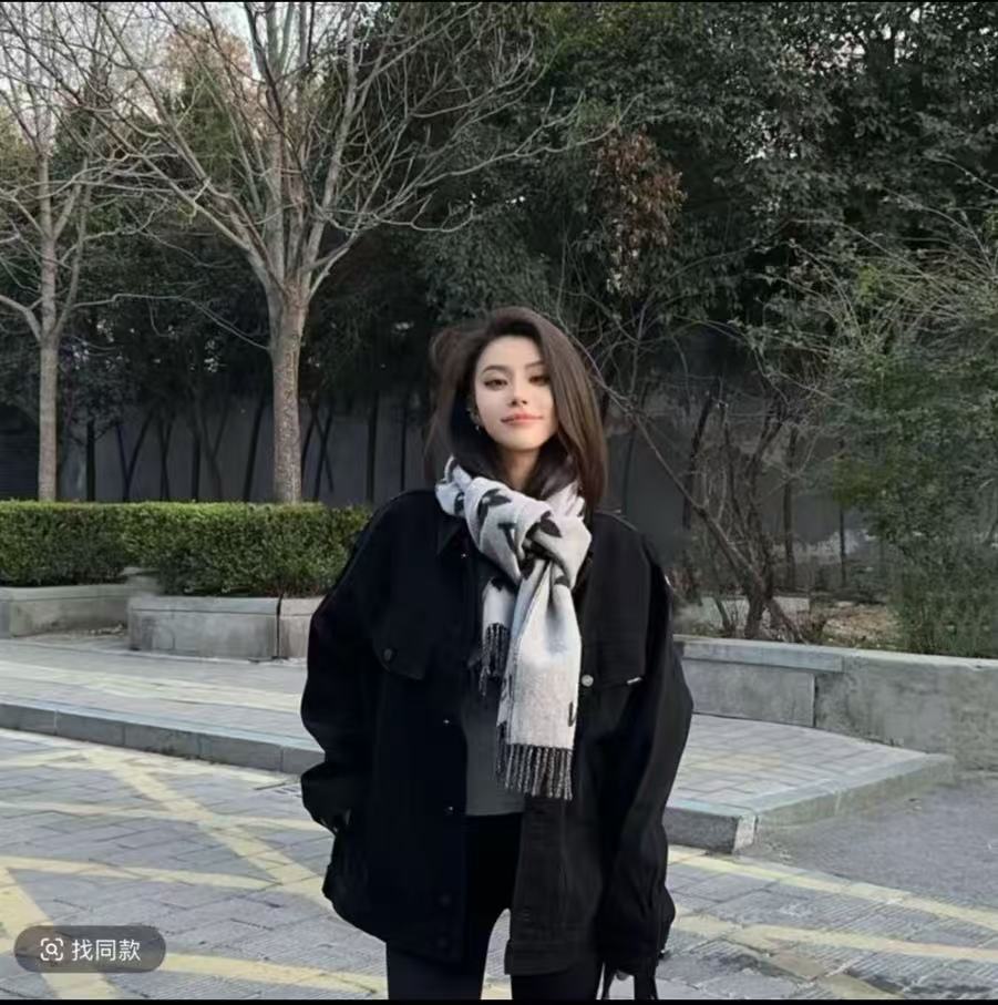 海外订单款！礼盒装 秋冬加厚羊毛羊绒披肩 围巾