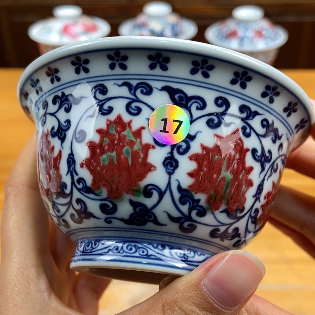 手绘现代茶具非古董