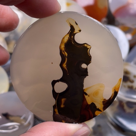 玛瑙/玉髓吊坠(不含链)未镶嵌