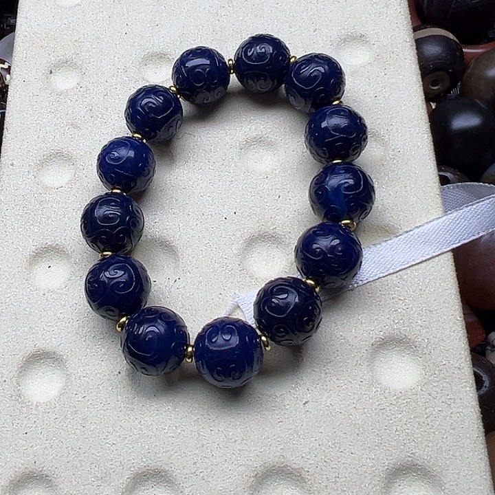 龙***海玛瑙/玉髓未镶嵌手链