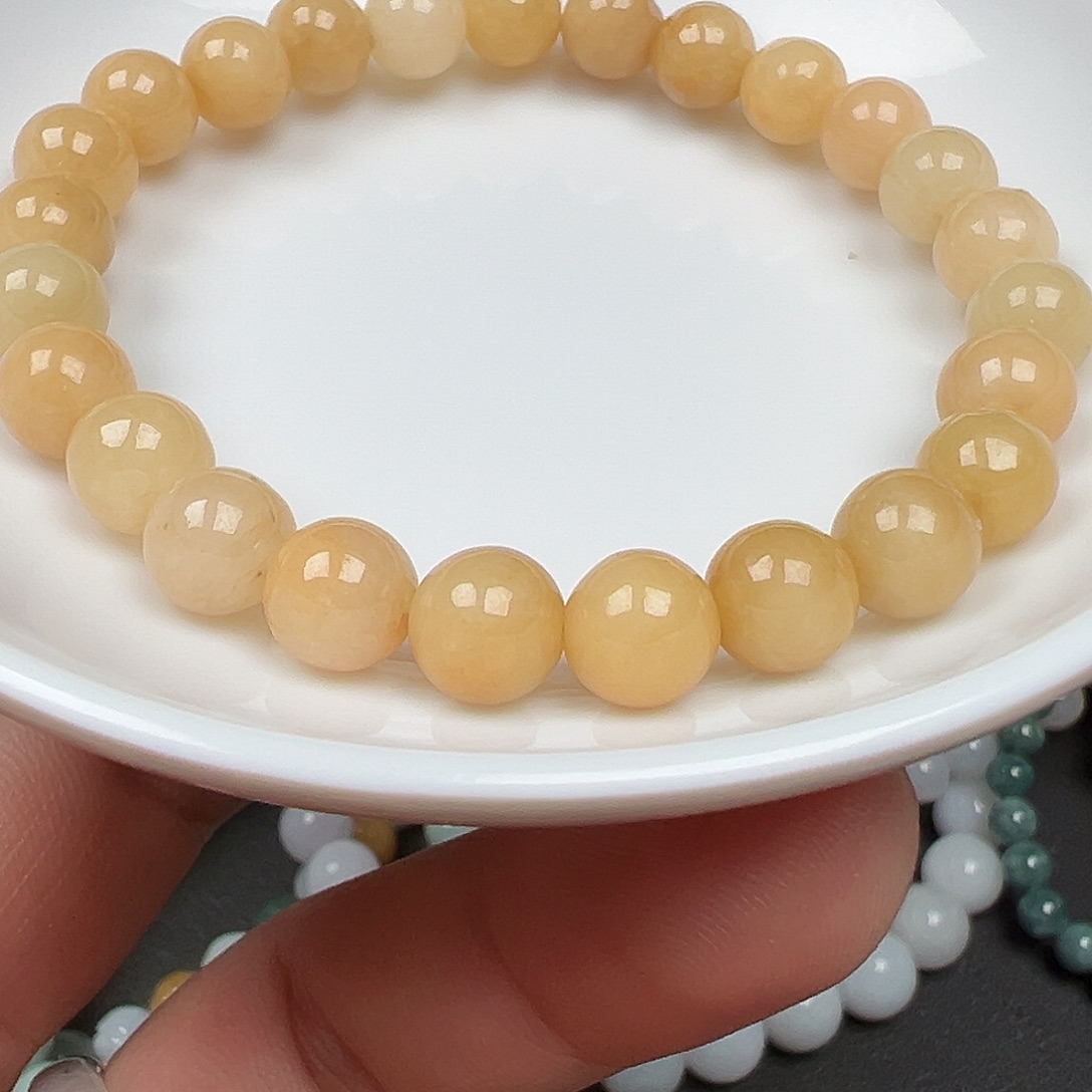 翡翠手链未镶嵌往**&货主老华