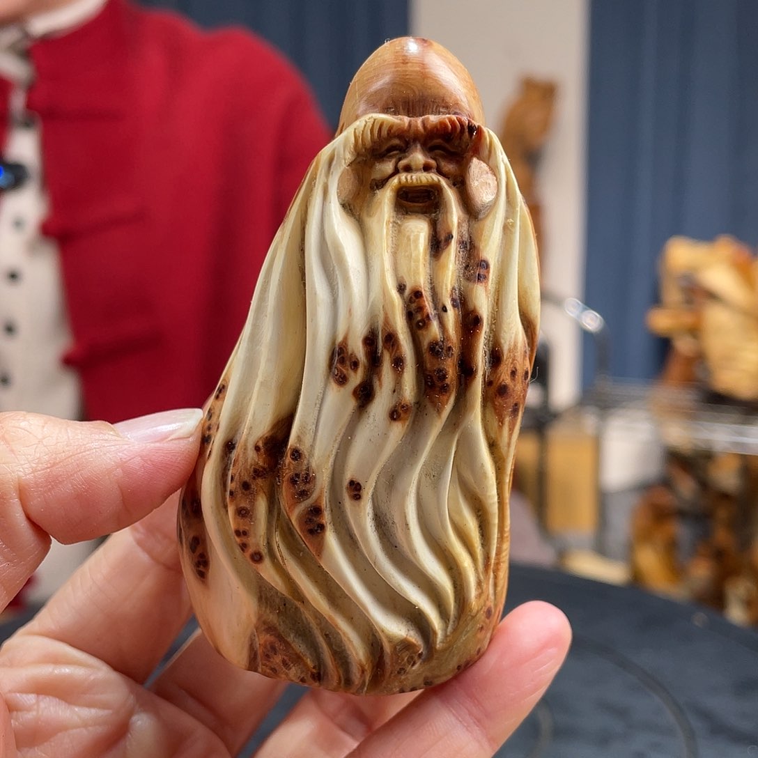 柏木（崖柏）手把件