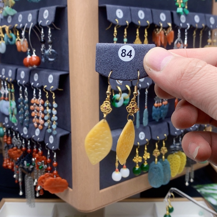 未镶嵌翡翠耳饰耳饰