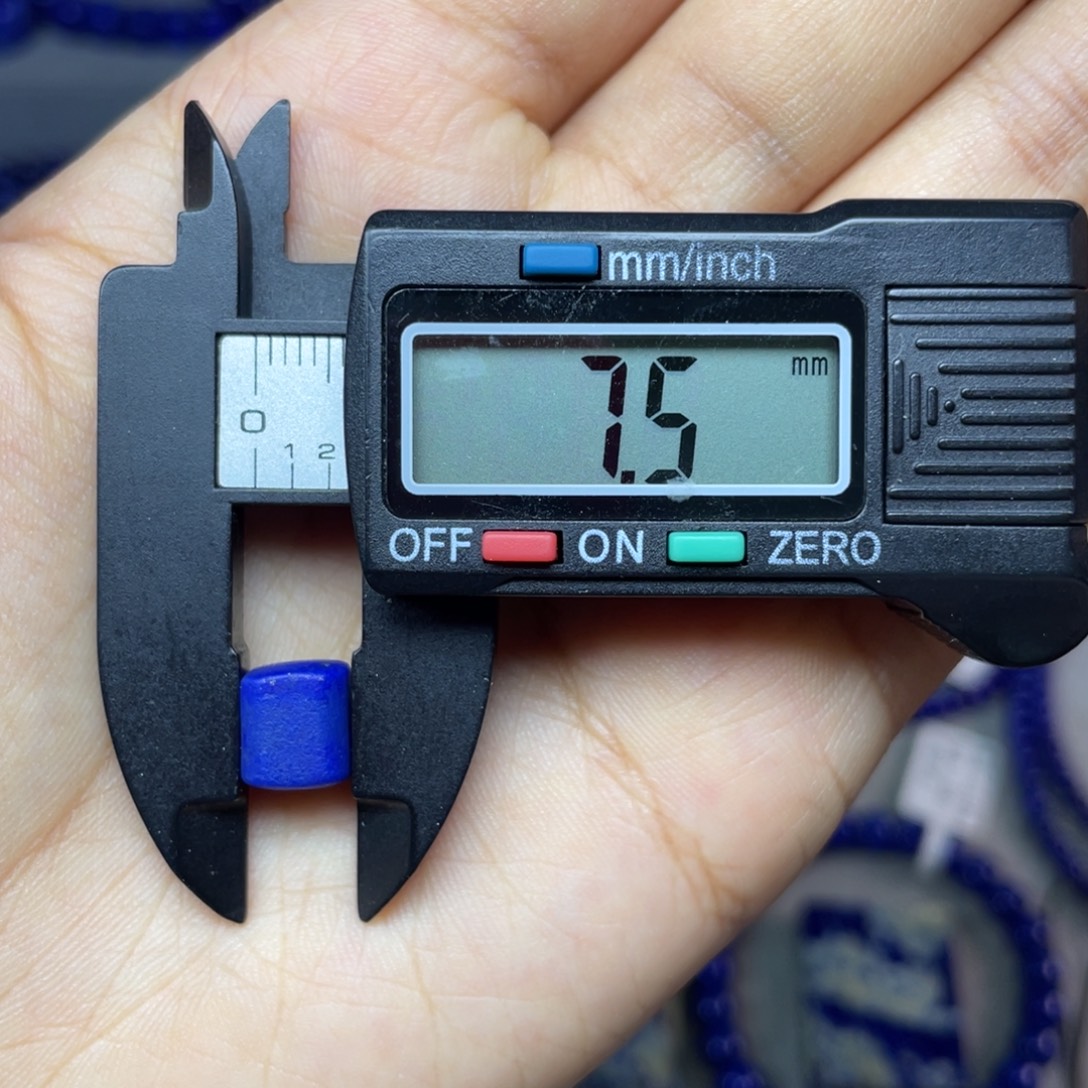 未镶嵌青金石7×8mm哑光随型配饰