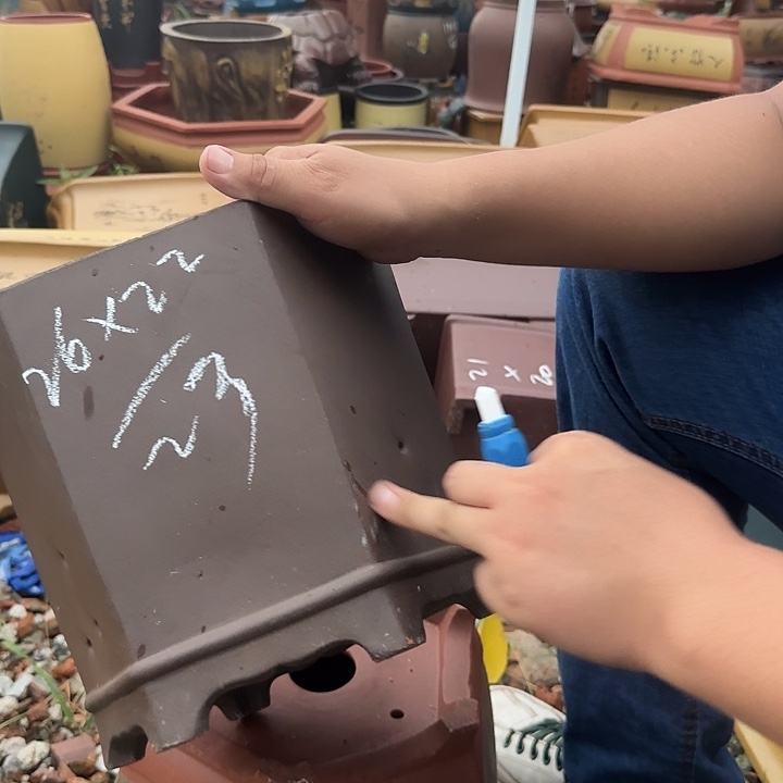 紫砂花盆盆景盆栽瑕疵