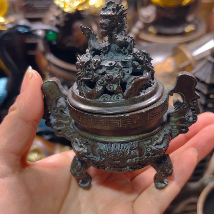 铜器摆件收收藏藏
