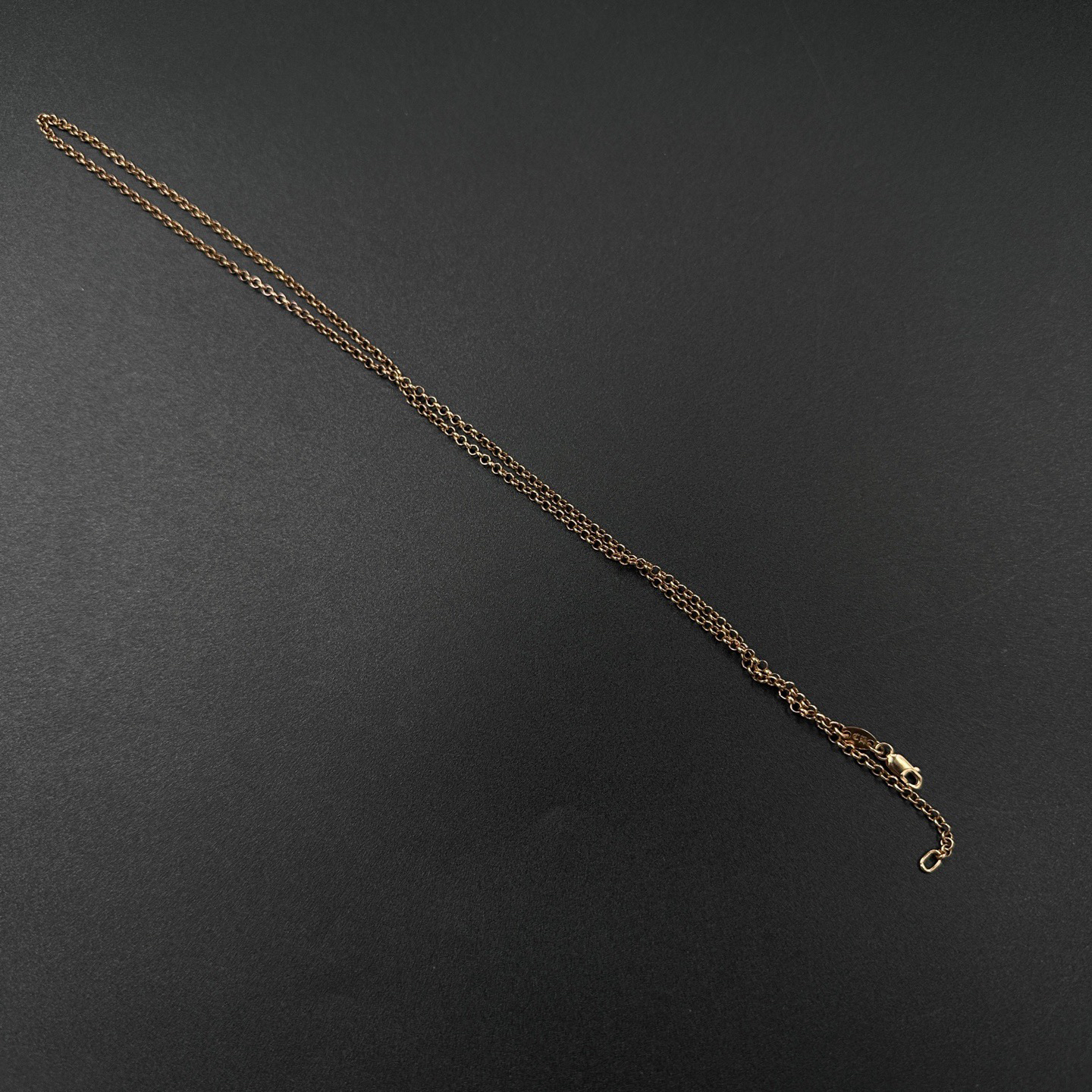 99新 Chrome Hearts/克罗心 ec 22K rollchain 50cm