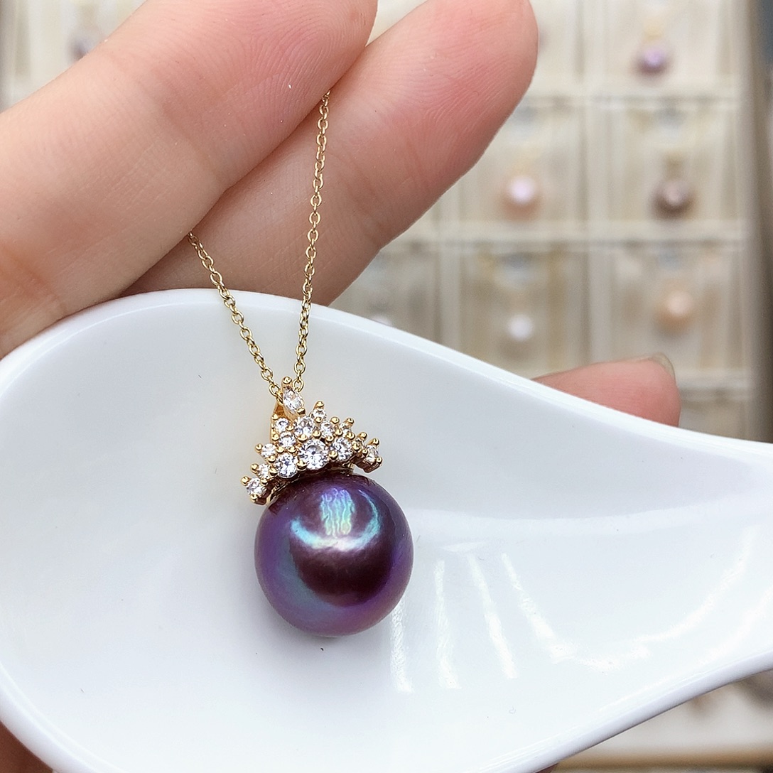 淡水珍珠颈饰合金