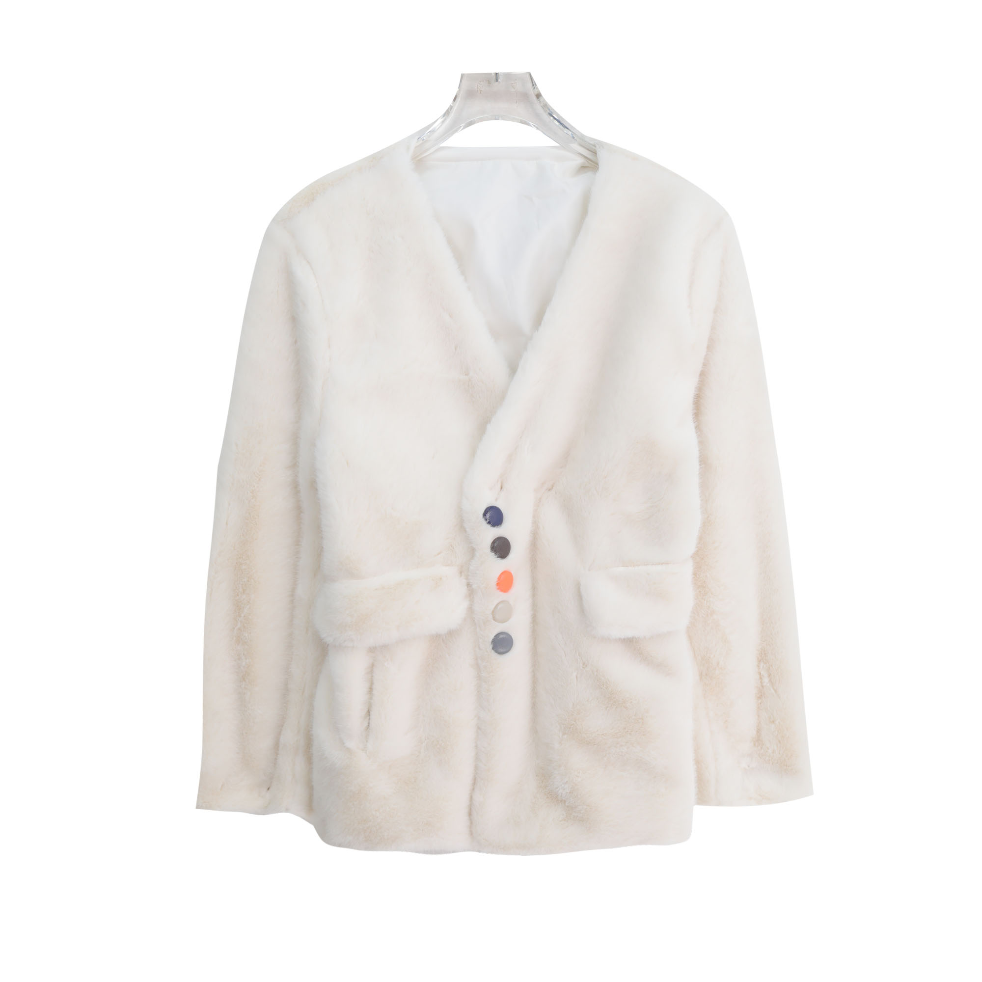 法式高级感优雅气质御姐风V领短外套S5096