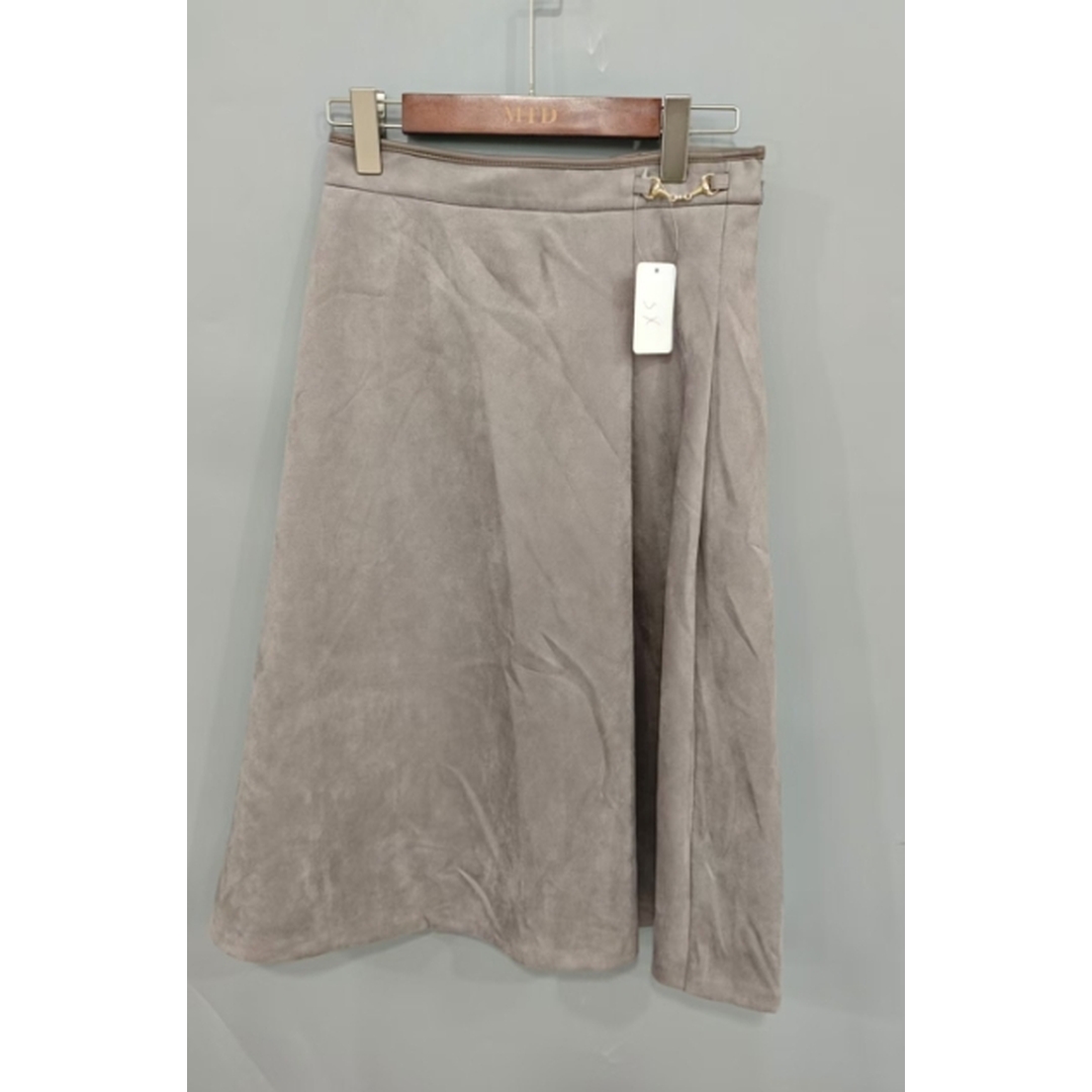 【Montendre】 秋季新款 A 时尚洋气百搭纯色设计感半身裙