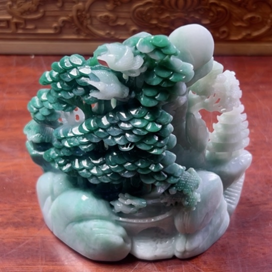 翡翠摆件未镶嵌用****4翡翠