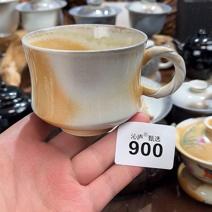 沁庐柴窑古法柴烧全手工茶具