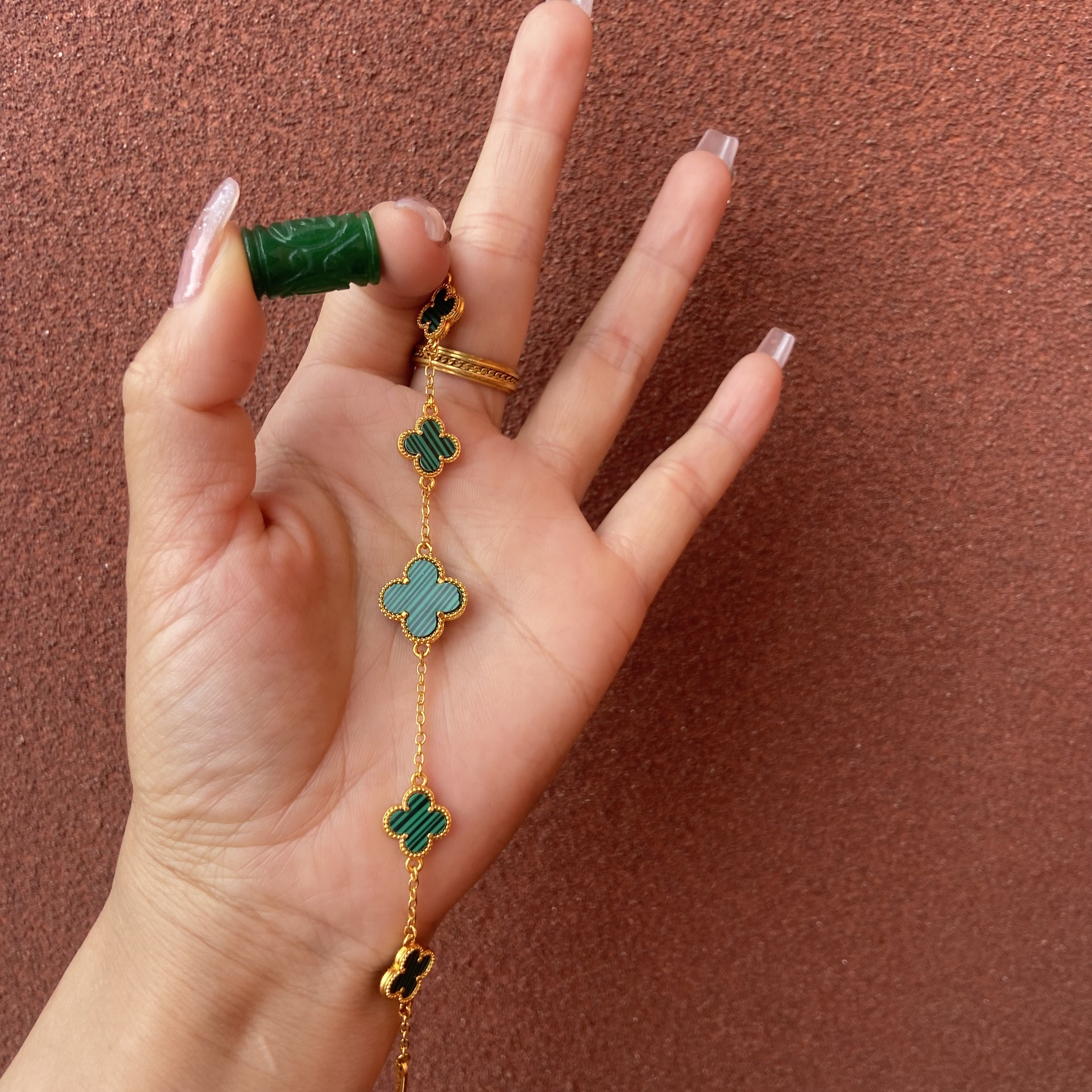 120四叶手链 玛瑙珠多样发一