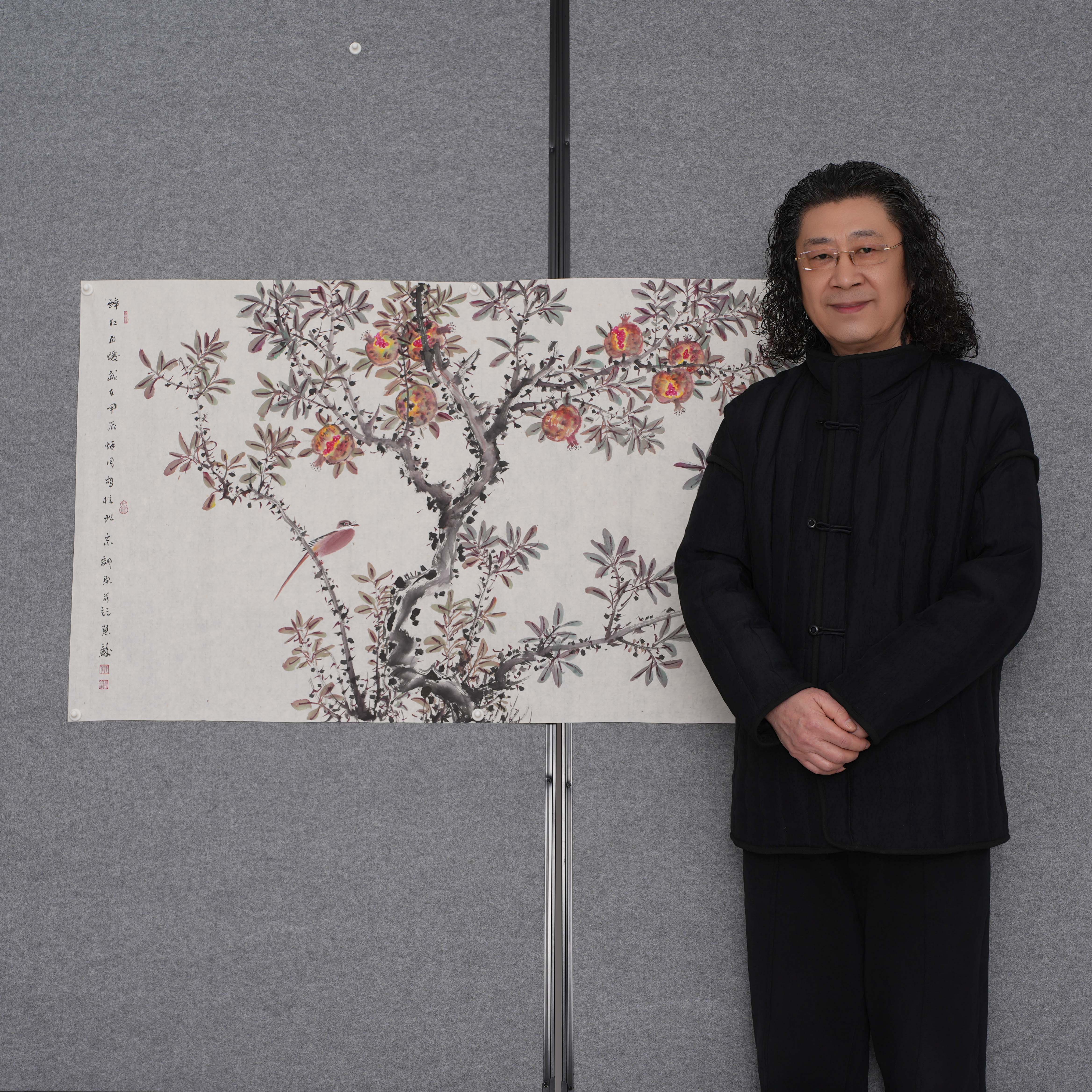 43郭慧庆【中美协老师】 花鸟8平尺 国画