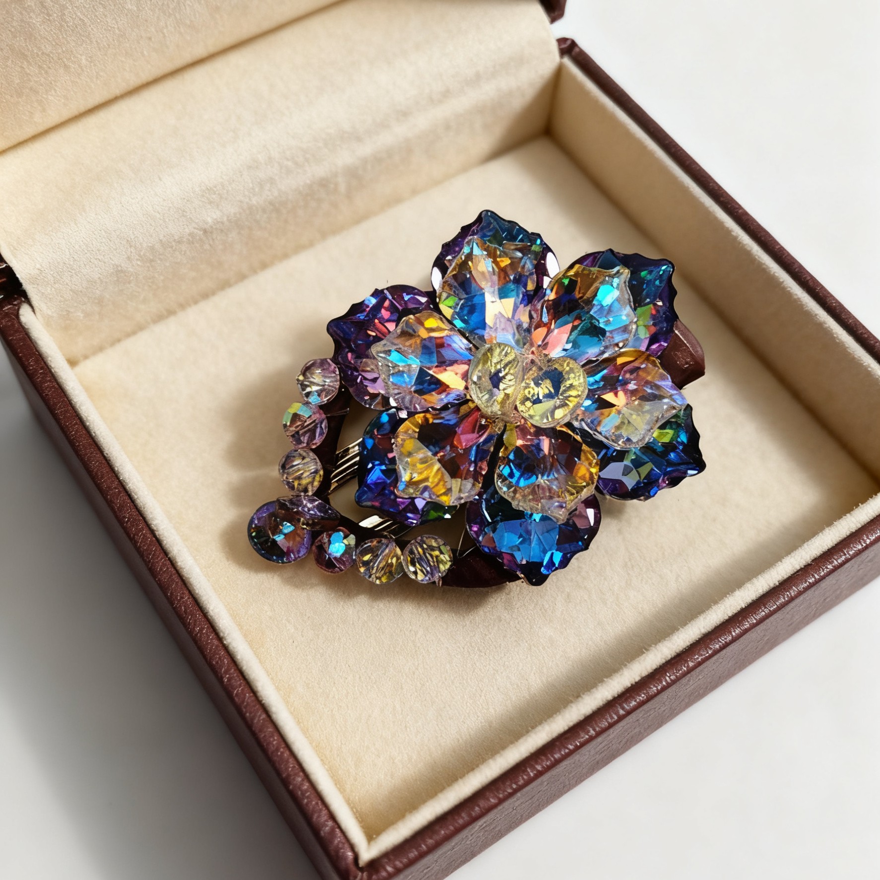 A8361编号紫莹轻奢发饰《爱心鸭夹》