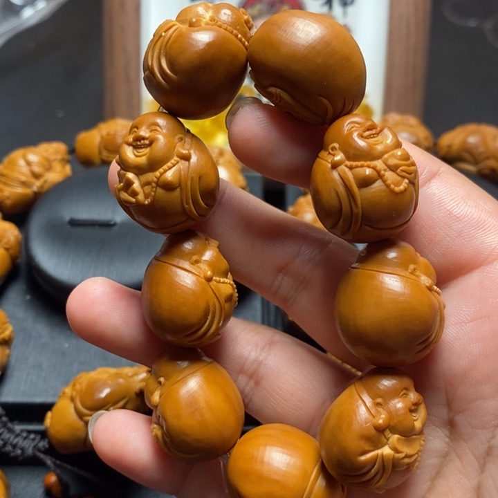 橄榄核手串/手链2.0光背弥勒