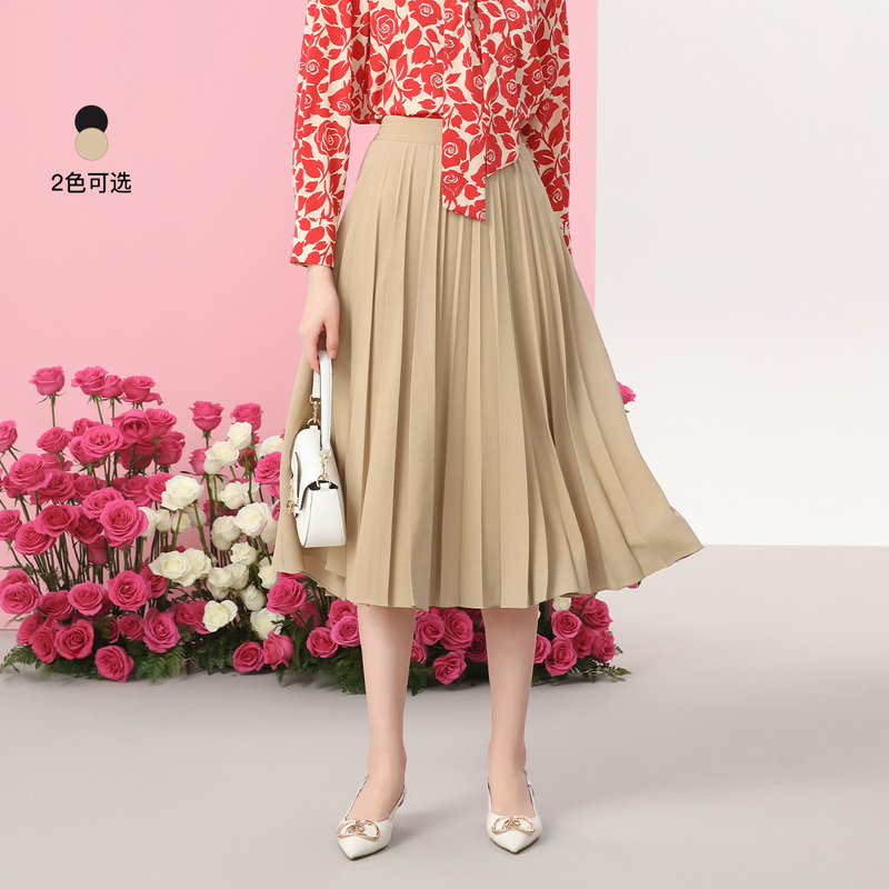 【羊羊专属】珂莱蒂尔商场同款气质优雅半身裙KKW03169D4