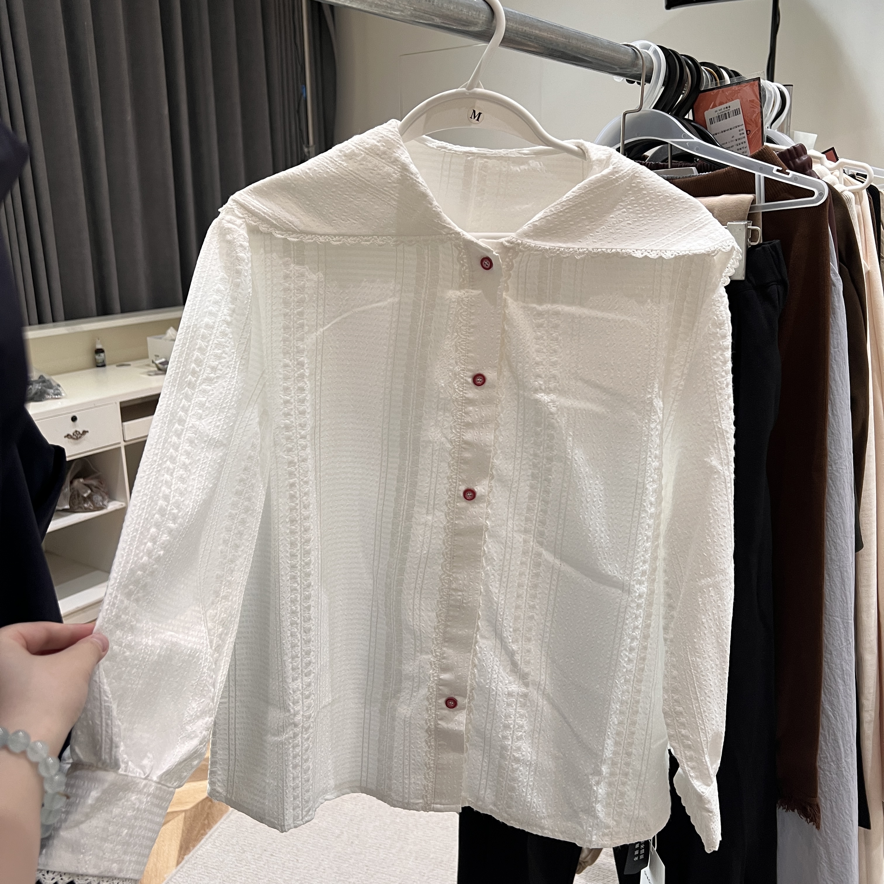 QIAO YIN"小衫“长袖上衣QY26449