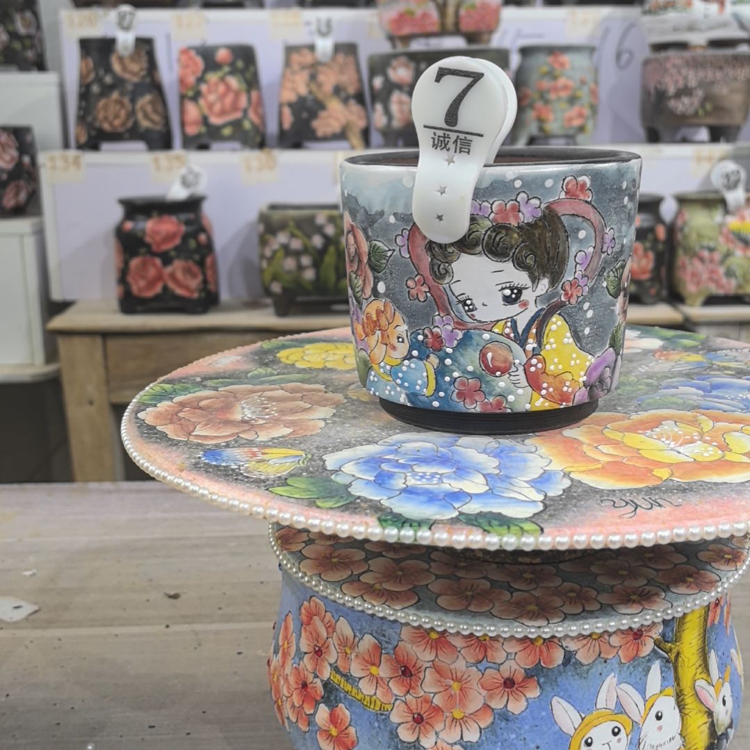 花盆红泥景德镇花盆