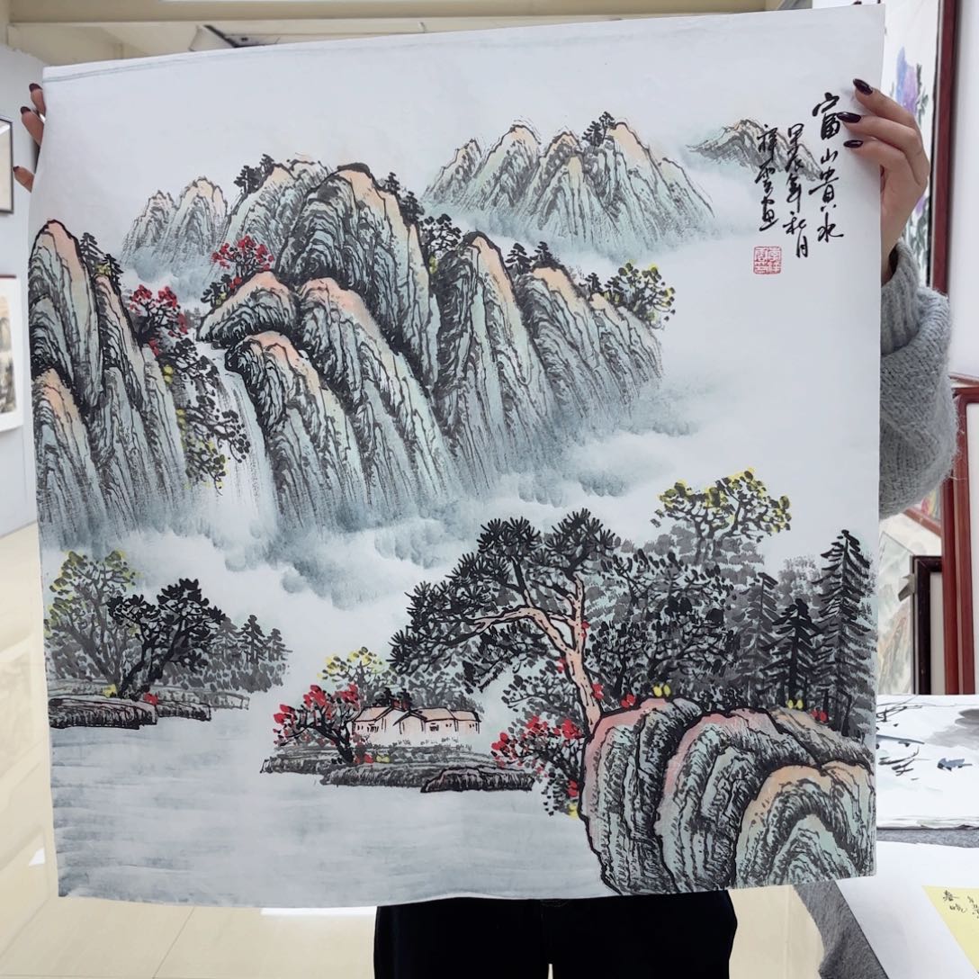 国画国画作品集一个